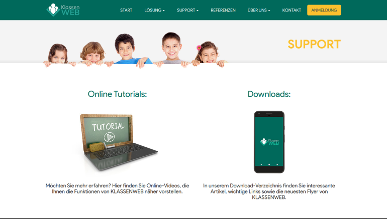 KlassenWebKlassenWeb project, web and mobile app and portal for teacher-parent communication