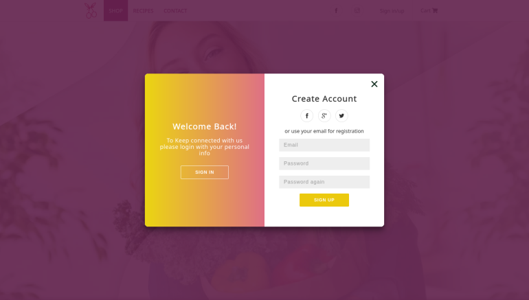 Easy Kitchen Lab E-commerce project, fully developed and customized Drupal website