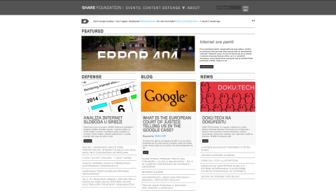 Share foundation project, Drupal-based system that can create new event site on a click of a button