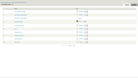 Translate nodes project, our first module for made for Drupal community