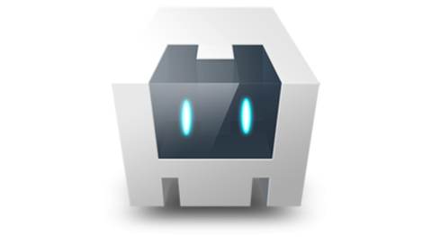 Cordova logo, white cubic