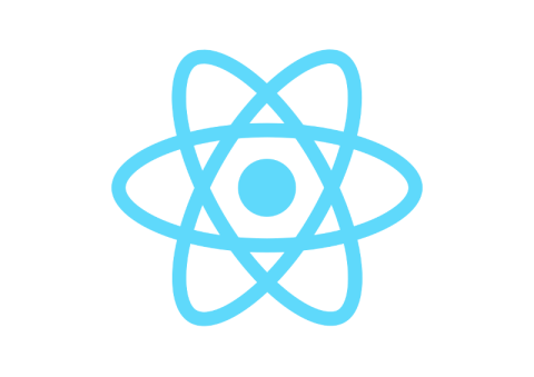 Logo representing atomic structure, with core and electron trajectories